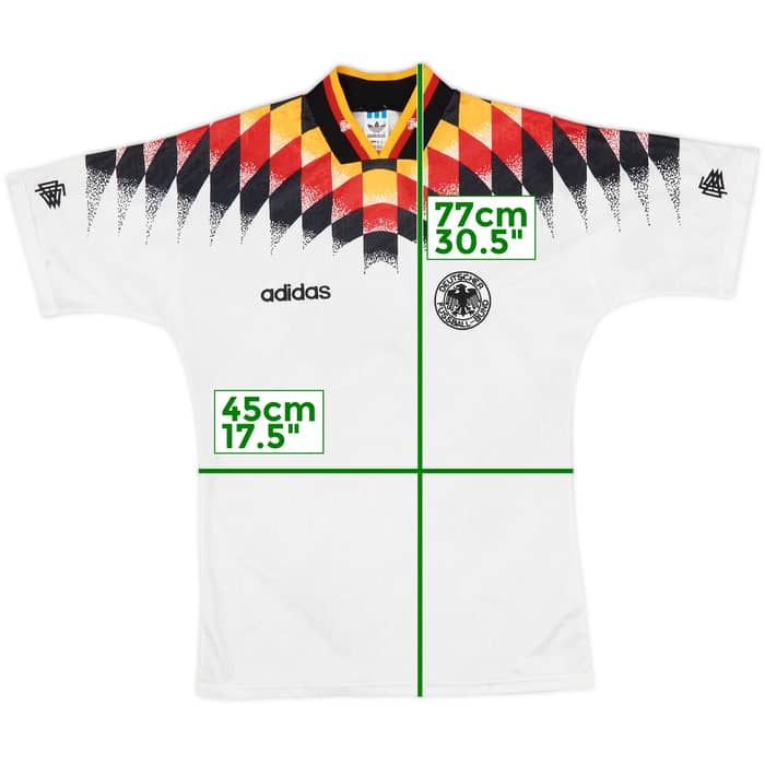 1994-96 Germany Signed Home Shirt - 8/10 - (S)