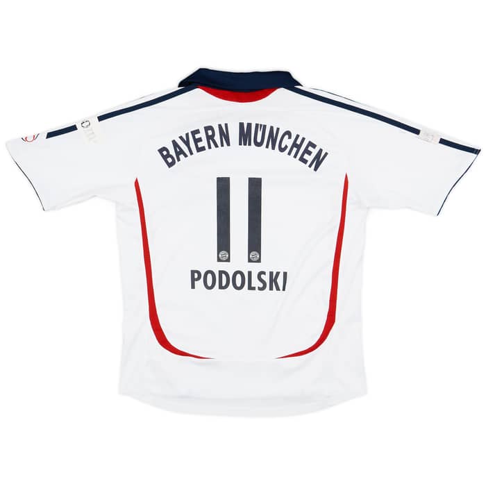 2006-07 Bayern Munich Away Shirt Podolski #11 - 5/10 - (L.Boys)