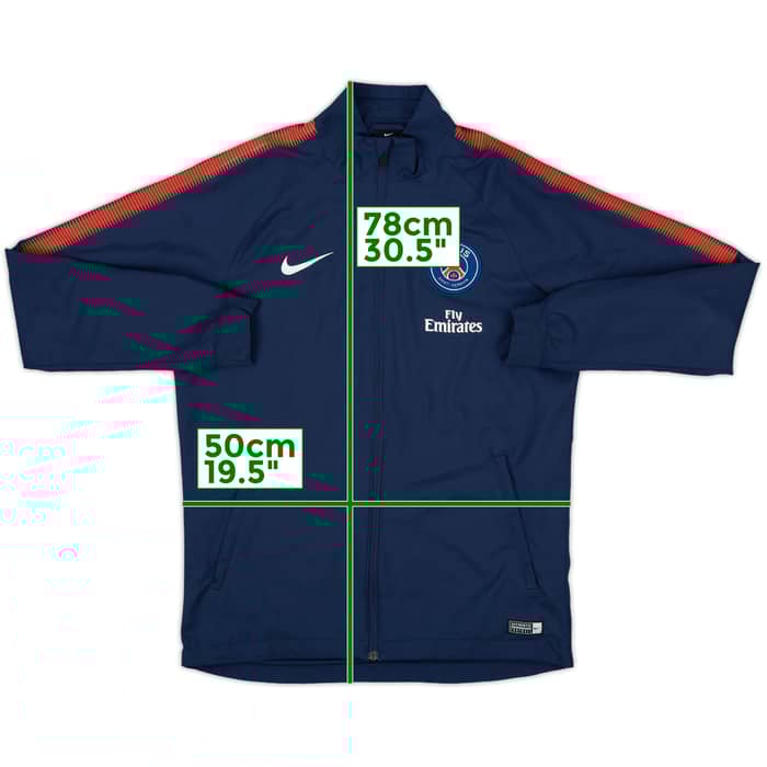 2017-18 Paris Saint-Germain Nike Track Jacket - 8/10 - (M)