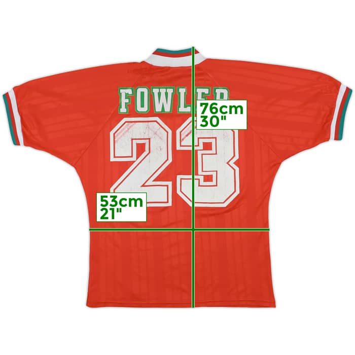 1993-95 Liverpool Home Shirt Fowler #23 - 5/10 - (M)