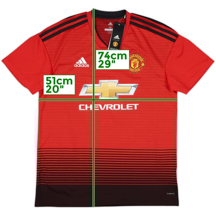2018-19 Manchester United Home Shirt Pogba #6 (M)