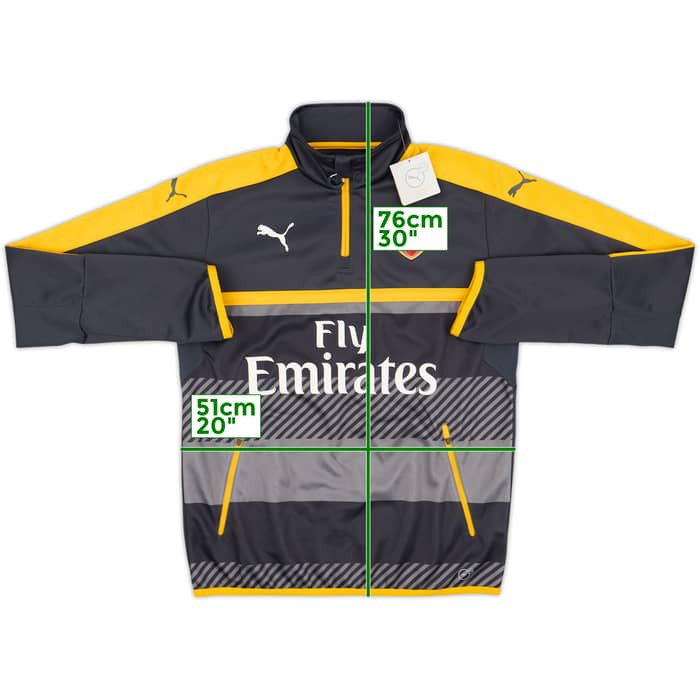 2016-17 Arsenal Puma 1/4 Zip Sweat Top (M)