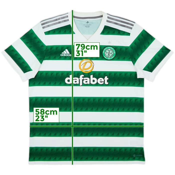 2022-23 Celtic Home Shirt - 7/10 - (XL)