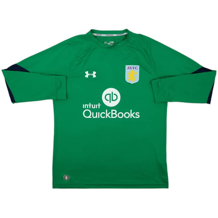 2016-17 Aston Villa GK Shirt - 8/10 - (XL)