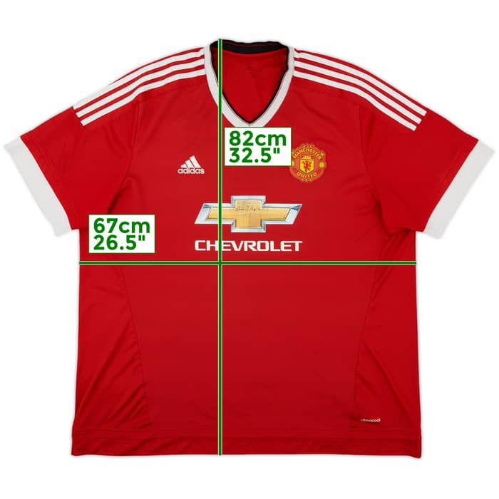Camiseta de local del Manchester United 2015-16 - 5/10 - (3XL)