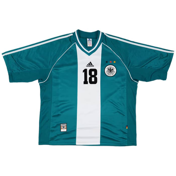 1998-00 Germany Away Shirt Klinsmann #18 - 8/10 - (XL)