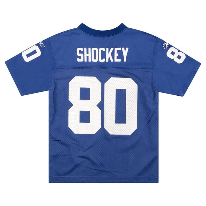 2007 New York Giants Shockey #80 Reebok Replica Jersey (Home) Y