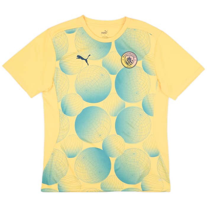 2024-25 Manchester City Puma Pre-Match Shirt - As New