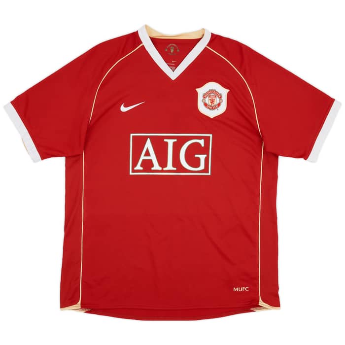 2006-07 Manchester United Home Shirt Ronaldo #7