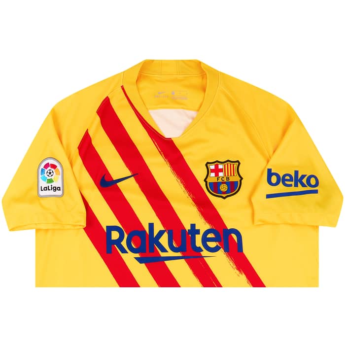 2020-21 Barcelona 'Senyera' Fourth Shirt