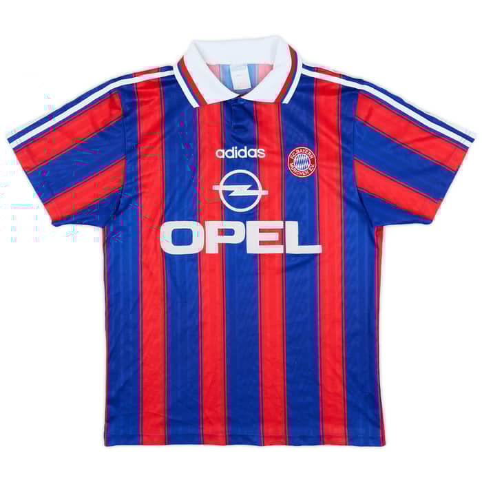 1995-97 Bayern Munich Home Shirt Ziege #17 - 8/10 - (S)