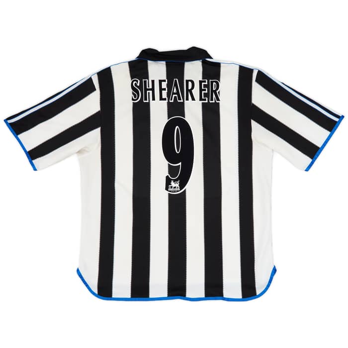 2000-01 Newcastle Home Shirt Shearer #9 - 5/10 - (XXL)