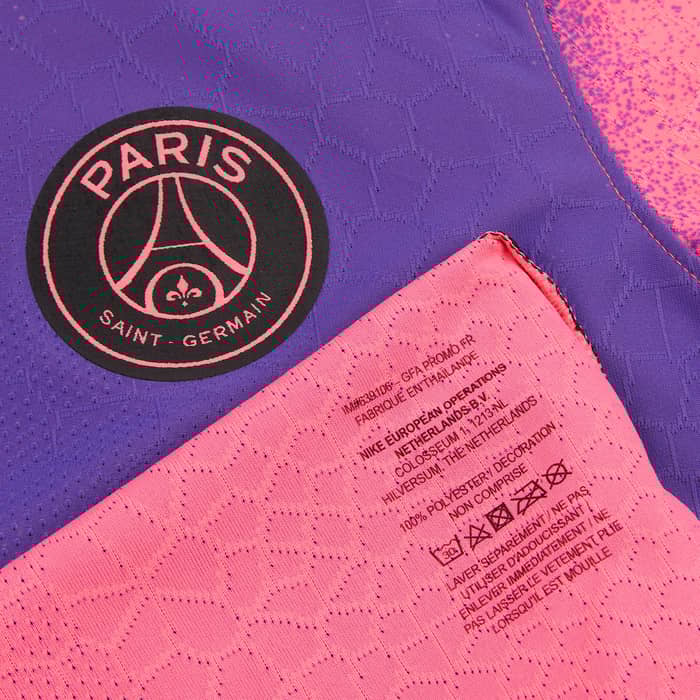 2020-21 Paris Saint-Germain x Air Jordan Player Issue Fourth Shirt