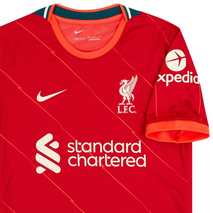 2021-22 Liverpool Player Issue Home Shirt