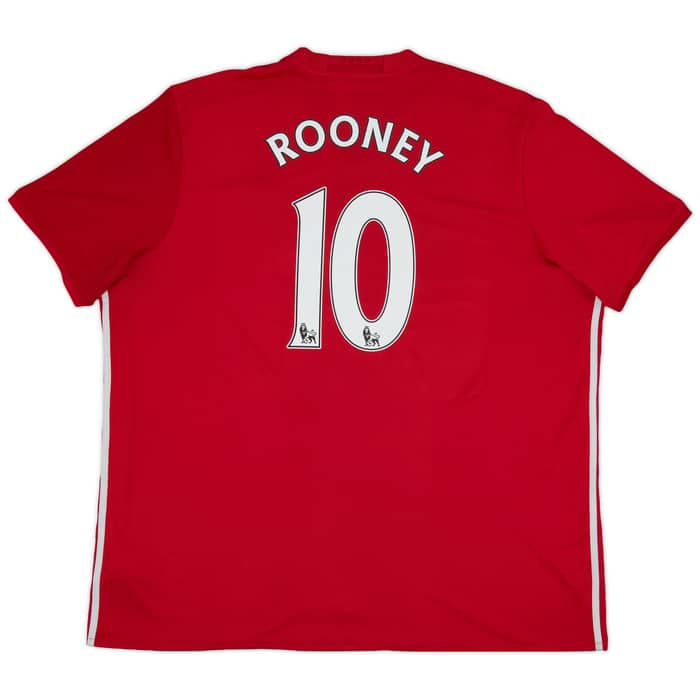 2016-17 Manchester United Home Shirt Rooney #10 - 9/10 - (3XL)