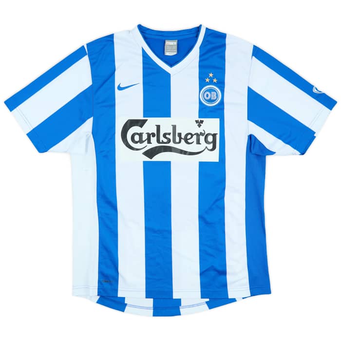 2007-08 Odense Home Shirt Papa Diop #25 - 10/10 - (L)