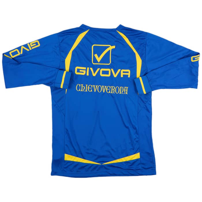 2009-10 Chievo Verona Givova Training L/S Shirt - 8/10 - (L)