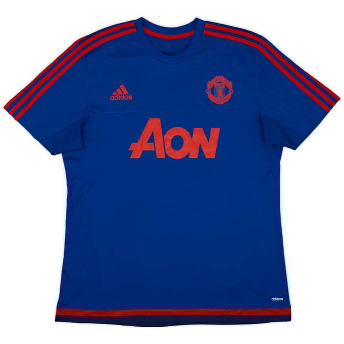 2015-16 Manchester United adidas Training Shirt - 10/10 - (XL)