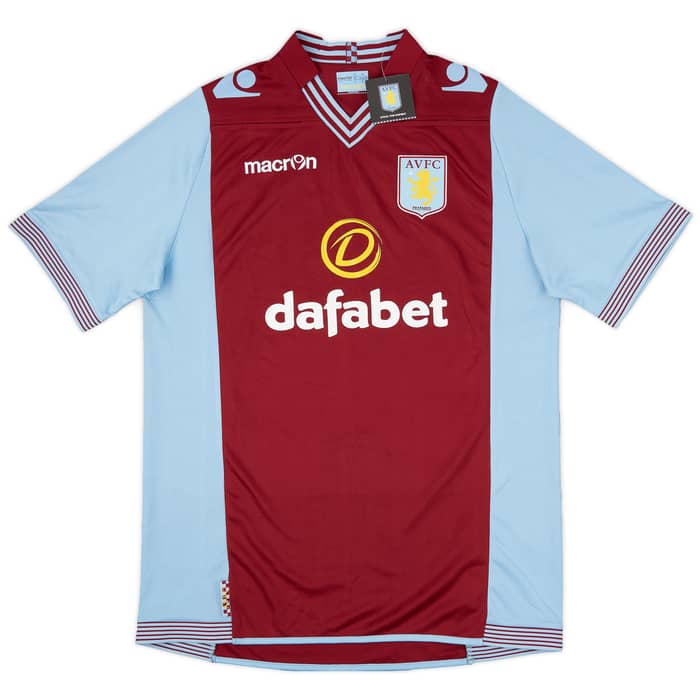 2013-14 Aston Villa Home Shirt Grealish #40 (XL)