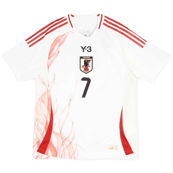 2024-25 Japan adidas Y-3 Authentic Away Shirt Mitoma #7