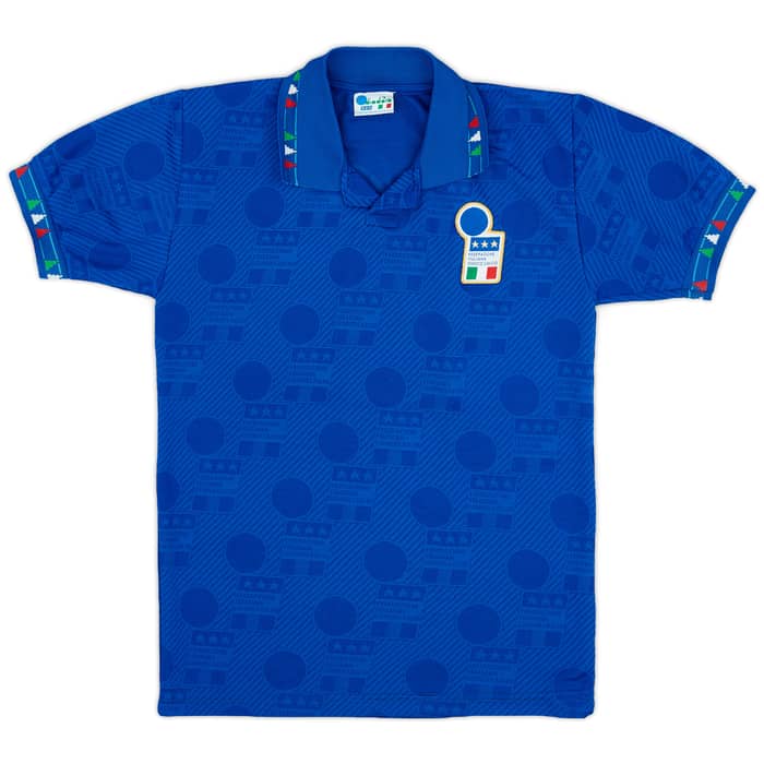 1994 Italy Home Shirt #10 (Baggio) - 9/10 - (XL.Boys)