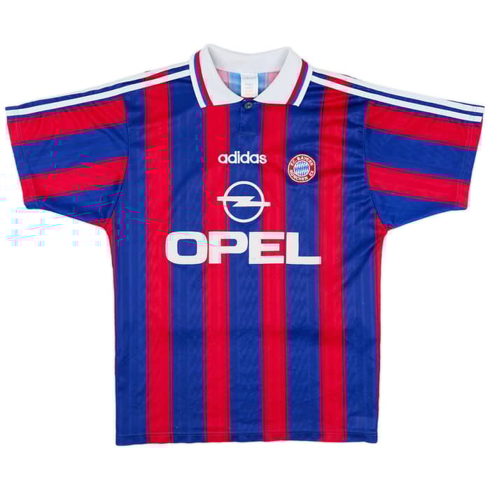 1995-97 Bayern Munich Home Shirt Matthaus #10 - 8/10 - (S)