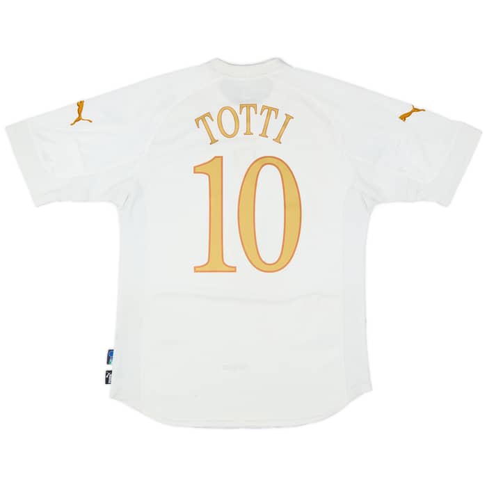 2004-06 Italy Away Shirt Totti #10 - 6/10 - (L)