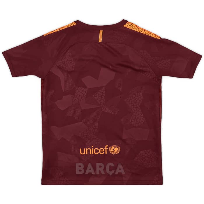 2017-18 Barcelona Third Shirt - 9/10 - (XL.Boys)