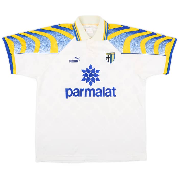 1995-97 Parma Home Shirt Zola #10 - 7/10 - (L)