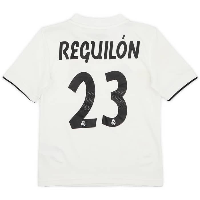 2018-19 Real Madrid Home Shirt Reguilon #23 - 6/10 - (7-8 Years)