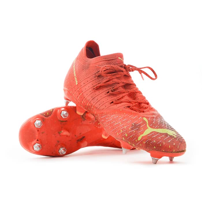 2020-21 Puma Player Issue Future 1.4 Football Boots (Ederson) - 5/10 - SG (UK 9)