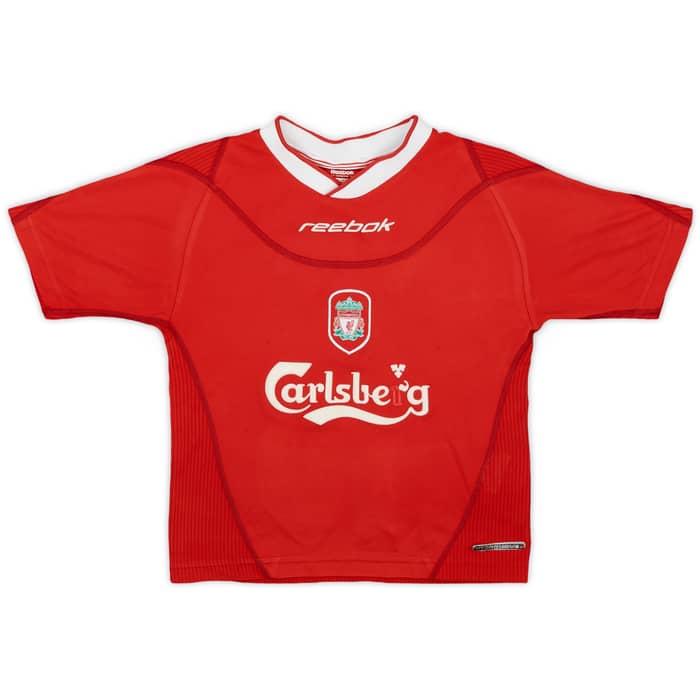 2002-04 Liverpool Home Shirt Riise #18 - 5/10 - (M.Boys)
