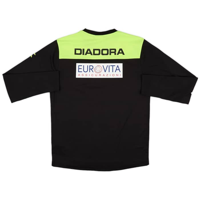 2000s Italy FIGC Diadora Referee L/S Shirt - 9/10 - (XS)
