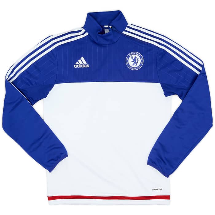 2015-16 Chelsea adidas 1/4 Zip Training Top - 9/10 - (S)