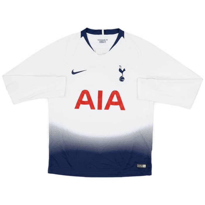 2018-19 Tottenham Home L/S Shirt Son #7 - 8/10 - (M)