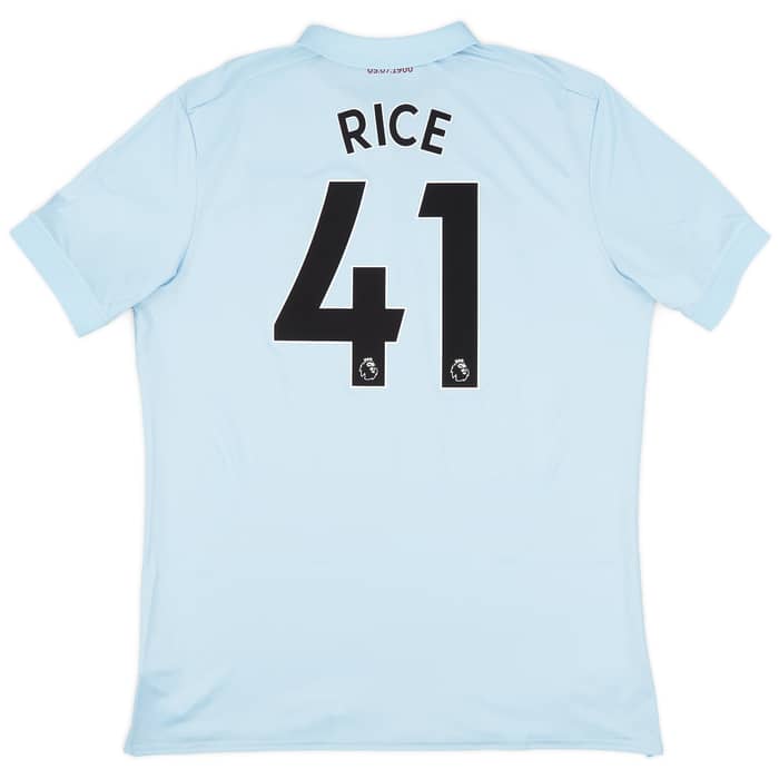 2017-18 West Ham Third Shirt Rice #41 (XL)