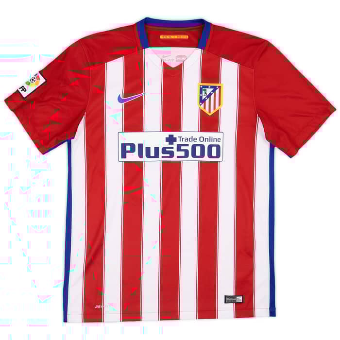 2015-16 Atletico Madrid Home Shirt J.Gimenez #24 - 6/10 - (M)