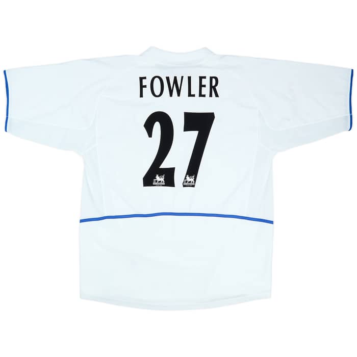 2002-03 Leeds United Home Shirt Fowler #27 - 8/10 - (XXL)