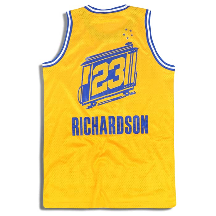 1966-67 Golden State Warriors Richardson #23 adidas Hardwood Classics Swingman Jersey (Home) M
