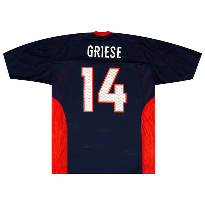1998-00 Denver Broncos Griese #14 Champion Jersey (Home) M