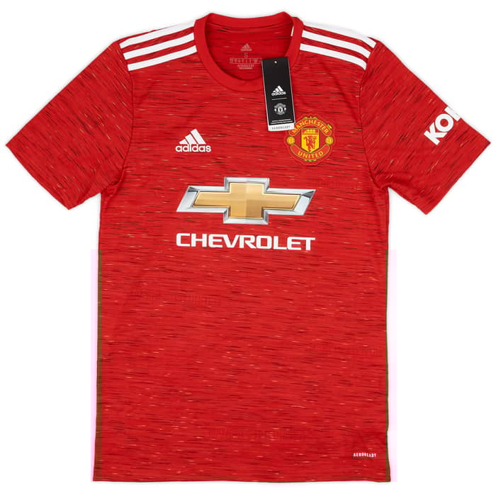 2020-21 Manchester United Home Shirt B.Fernandes #18 (S)