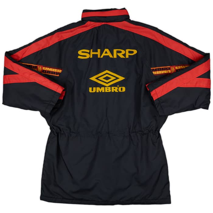 1994-95 Manchester United Umbro Padded Bench Coat - 9/10 - (L)