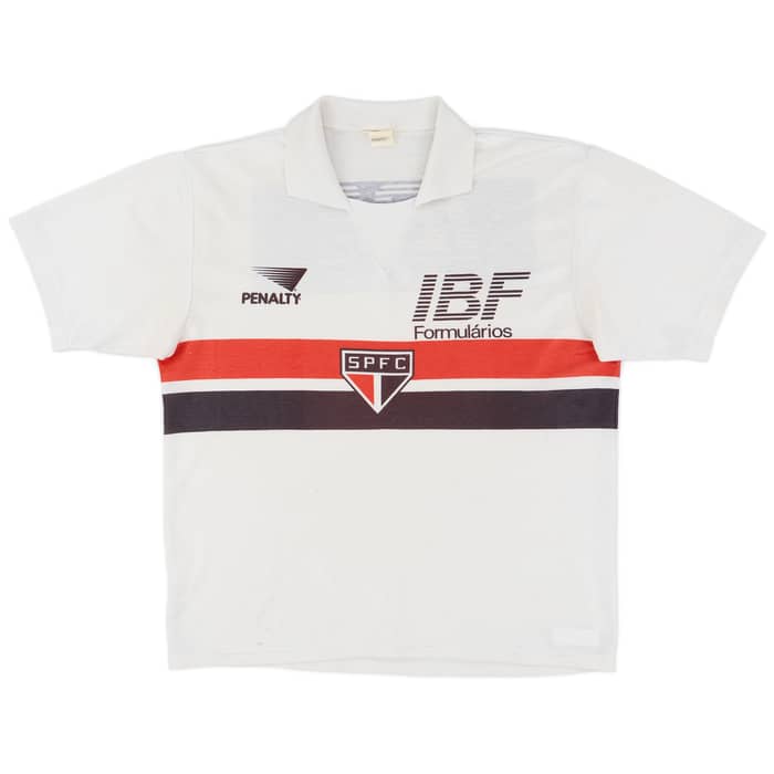 1991 Sao Paulo Home Shirt - 7/10 - (L)