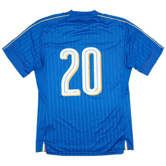 2016-17 Italy Player Issue Home Shirt #20 - 5/10 - (L)