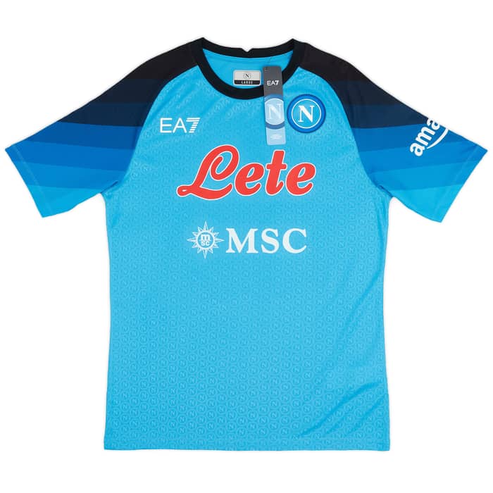 2022-23 Napoli Authentic Home Shirt Kvaratskhelia #77