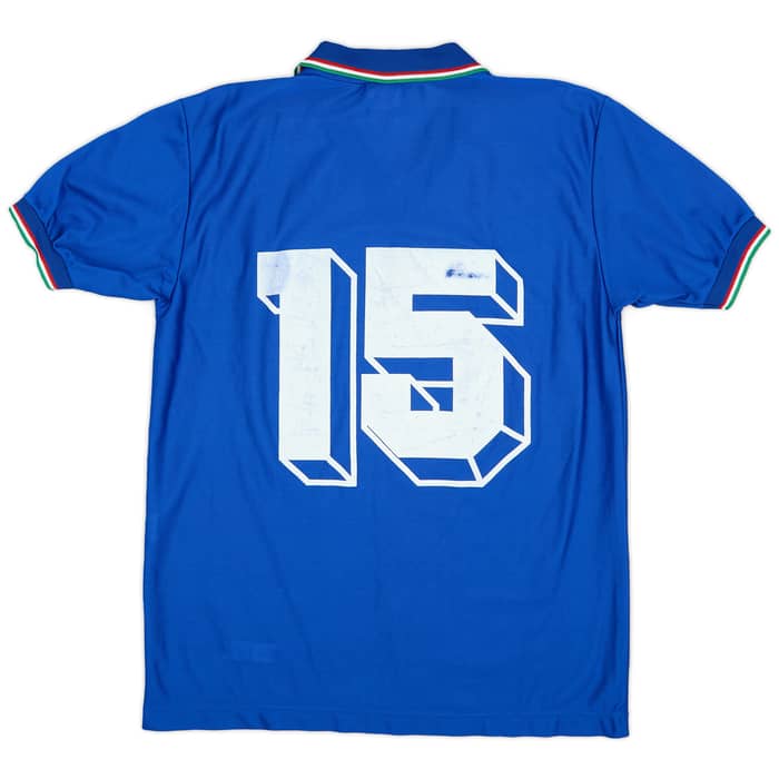 1986-88 Italy Home Shirt #15 (Baggio) - 6/10 - (M)