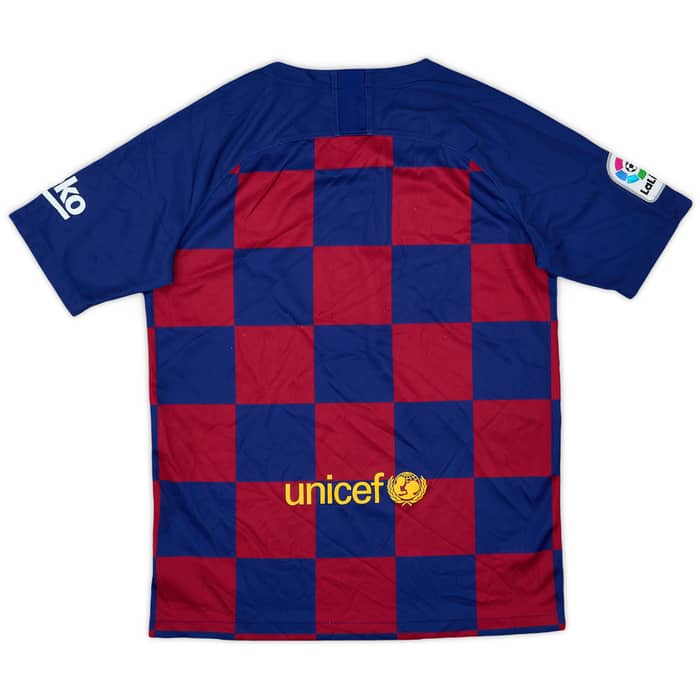 2019-20 Barcelona Home Shirt - 7/10 - (XL.Boys)