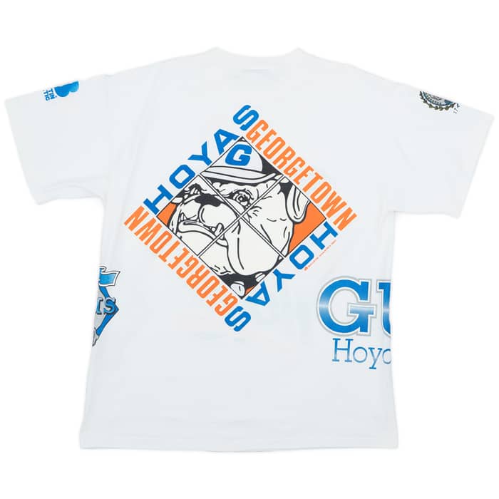 1991-92 Georgetown Hoyas Bulletin Athletic Tee - 9/10 - (One Size)