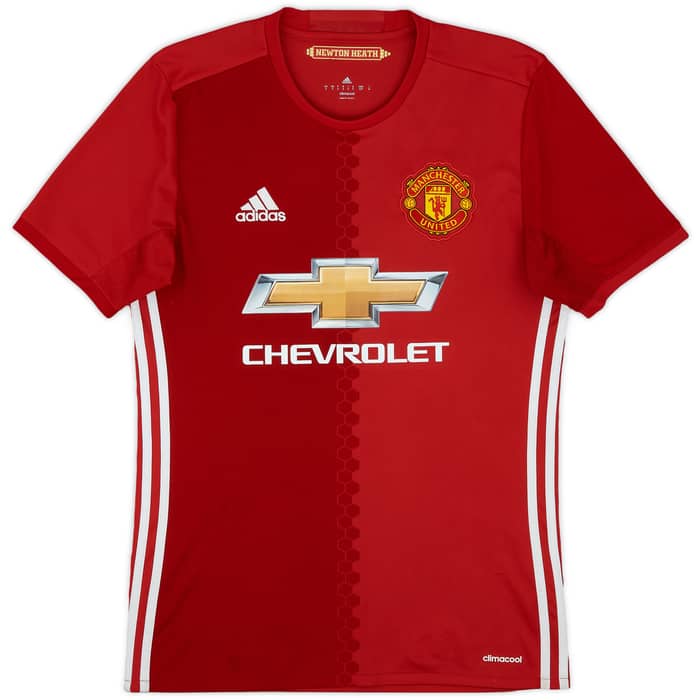 2016-17 Manchester United Home Shirt Ibrahimovic #9 - 7/10 - (S)