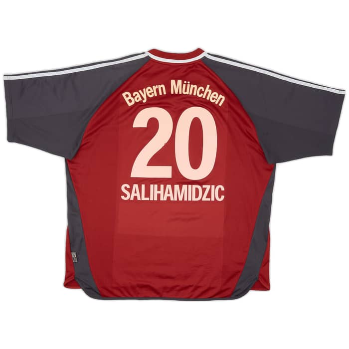 2001-02 Bayern Munich Home Shirt Salihamidzic #20 - 6/10 - (XXL)